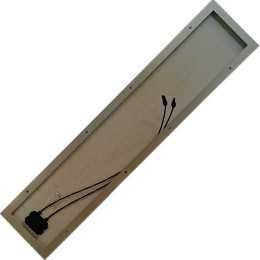 solpanel-75 W, baksidan solpanel-75 W, baksidan