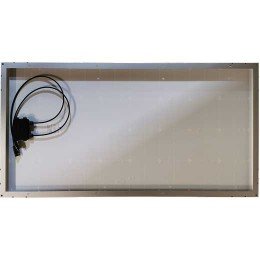baksidan av 140W solcell