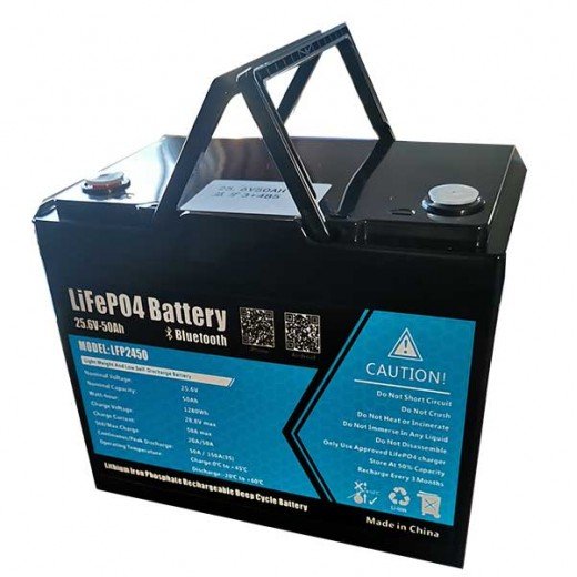 Litium-järnfosfat batteri 24V, 50Ah, 1,28 kWh Litium-järnfosfat batteri 24V, 50Ah, 1,28 kWh