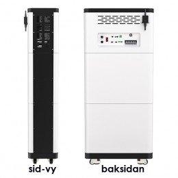 EPS batteri och växelriktare  baksidan
