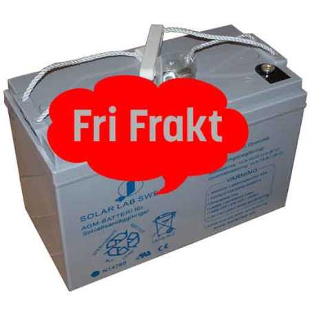 AGM-batteri 12V 100Ah (C10) – 30 kg | Solar Lab Sweden AGM-batteri 12V 100Ah (C10) – 30 kg | Solar Lab Sweden
