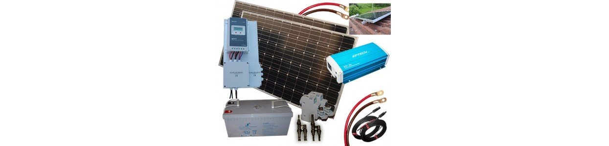 solcellspaket, 230V för sommarstugor